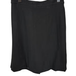 Chanel Black Wool Short Skirt