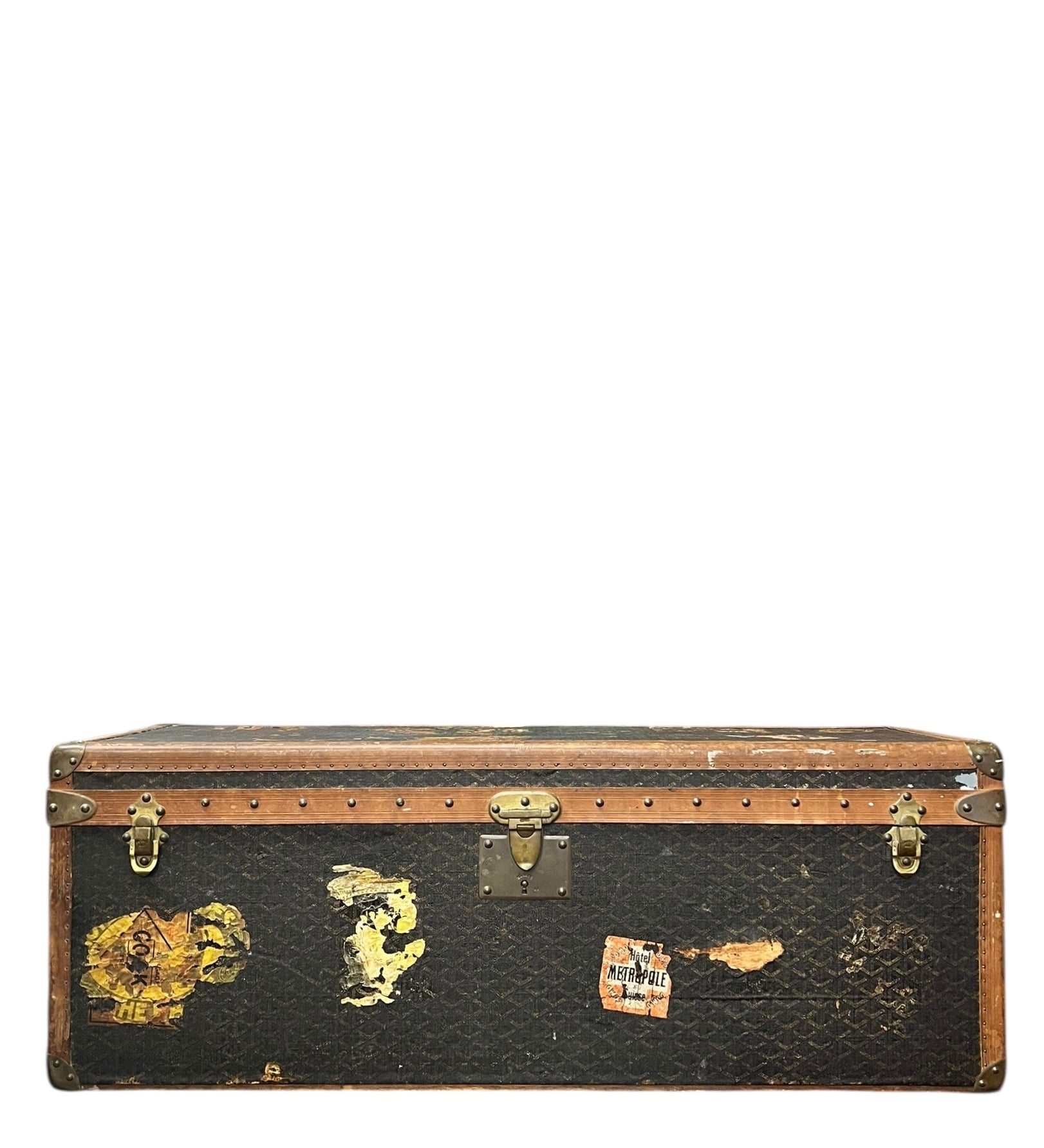 Goyard Vintage ca. 1930s Steamer Trunk