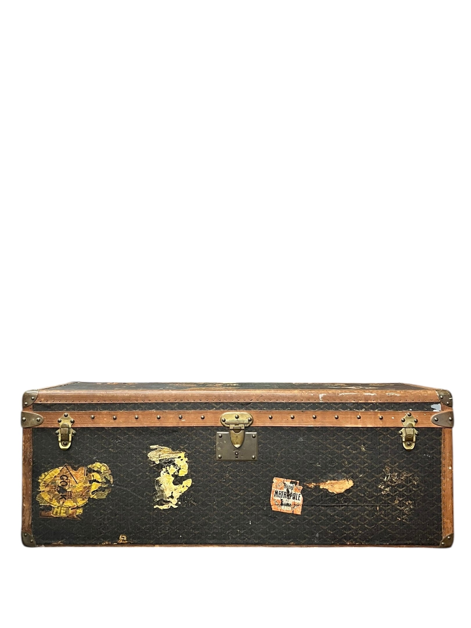 Goyard Vintage ca. 1930s Steamer Trunk