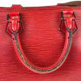 Louis Vuitton Red Epi Leather Speedy 25