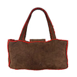 Chanel 1998 Coco Mark Brown Suede Handbag