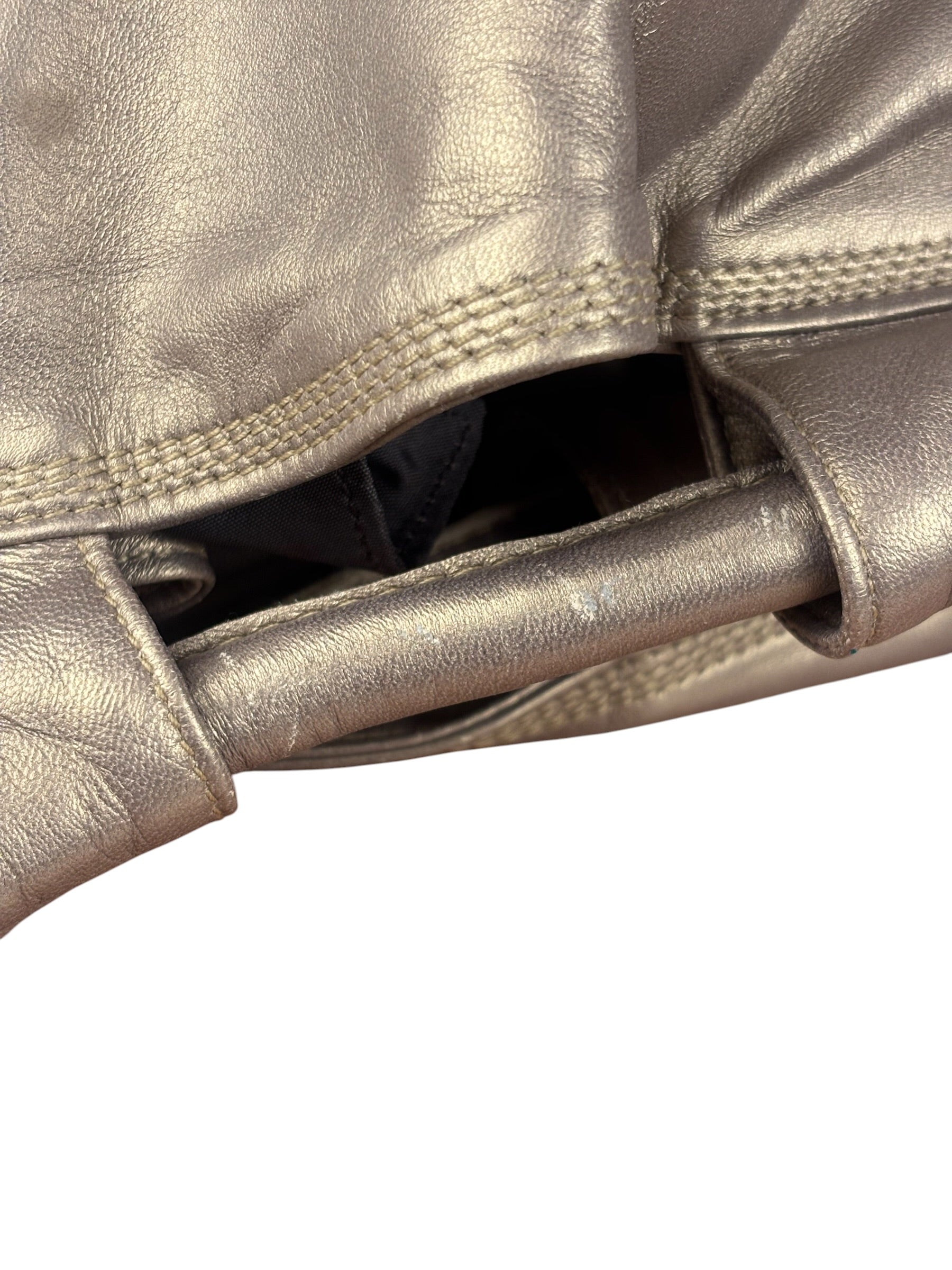 Loewe Metallic Gold Nappa Aire Hand Bag