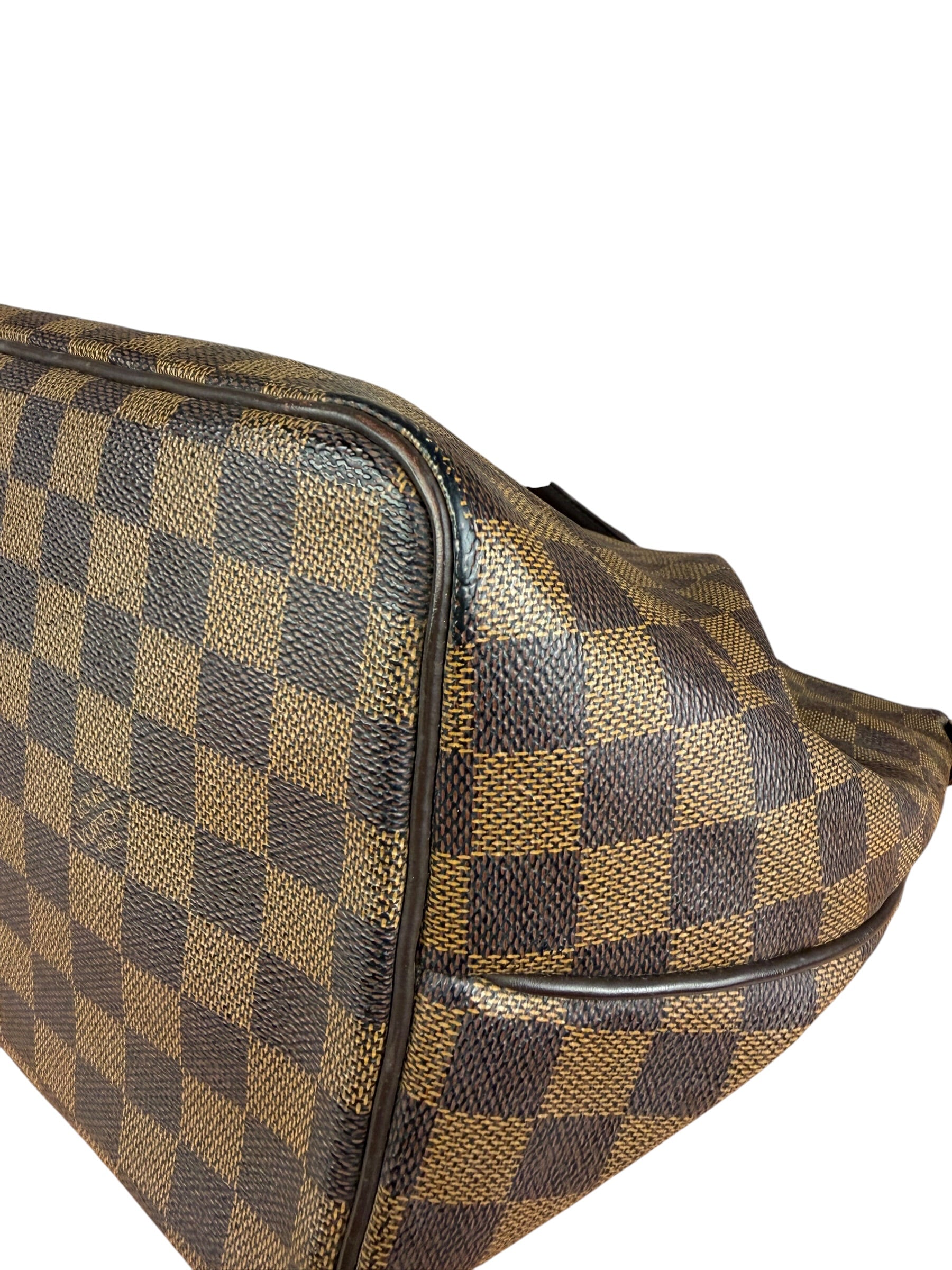 Louis Vuitton Canvas Damier Ebene Totally Shoulder/Tote Bag