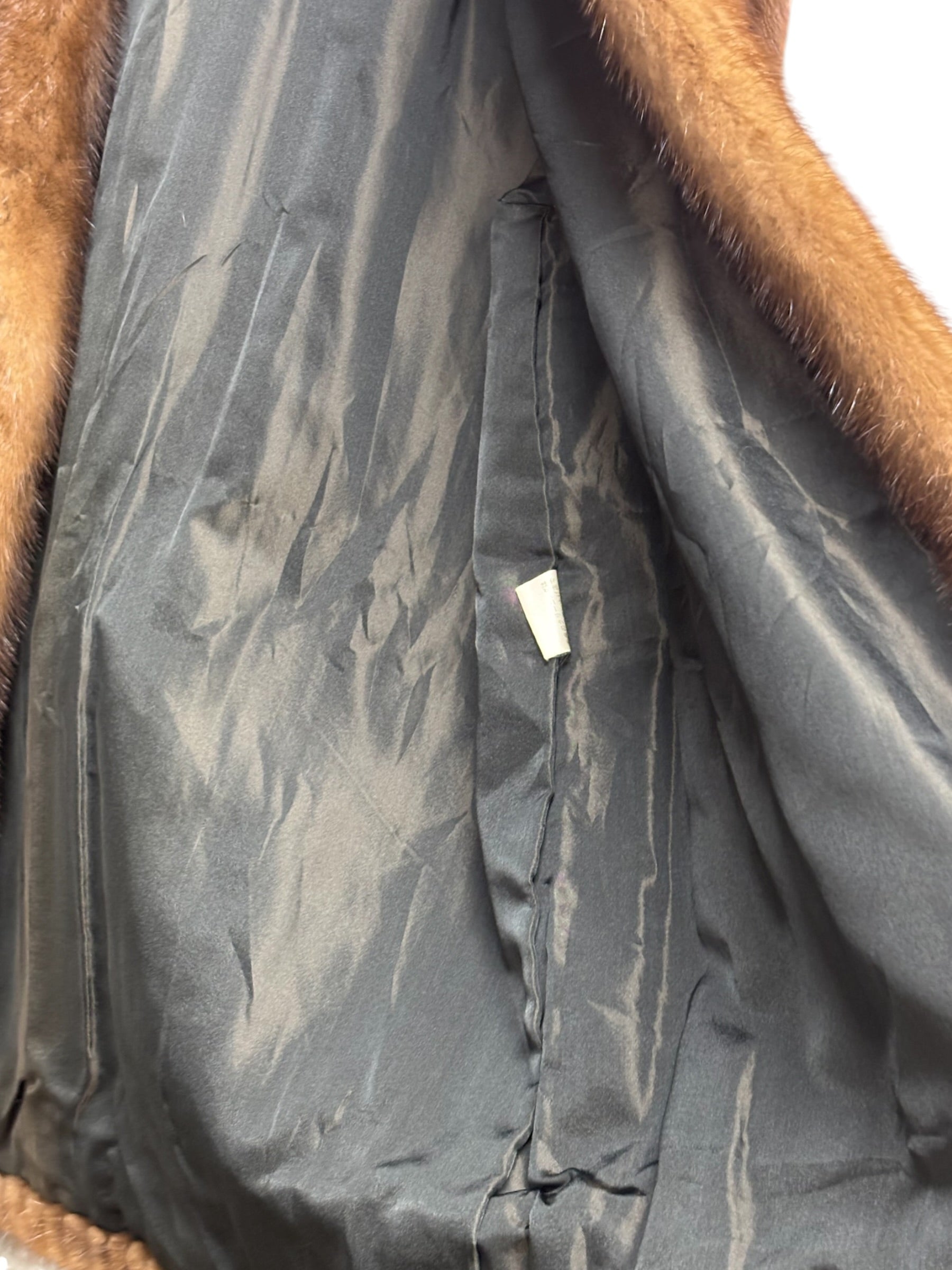Palody Brown Mink Fur Coat