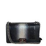 Chanel Python Boy Bag 2017
