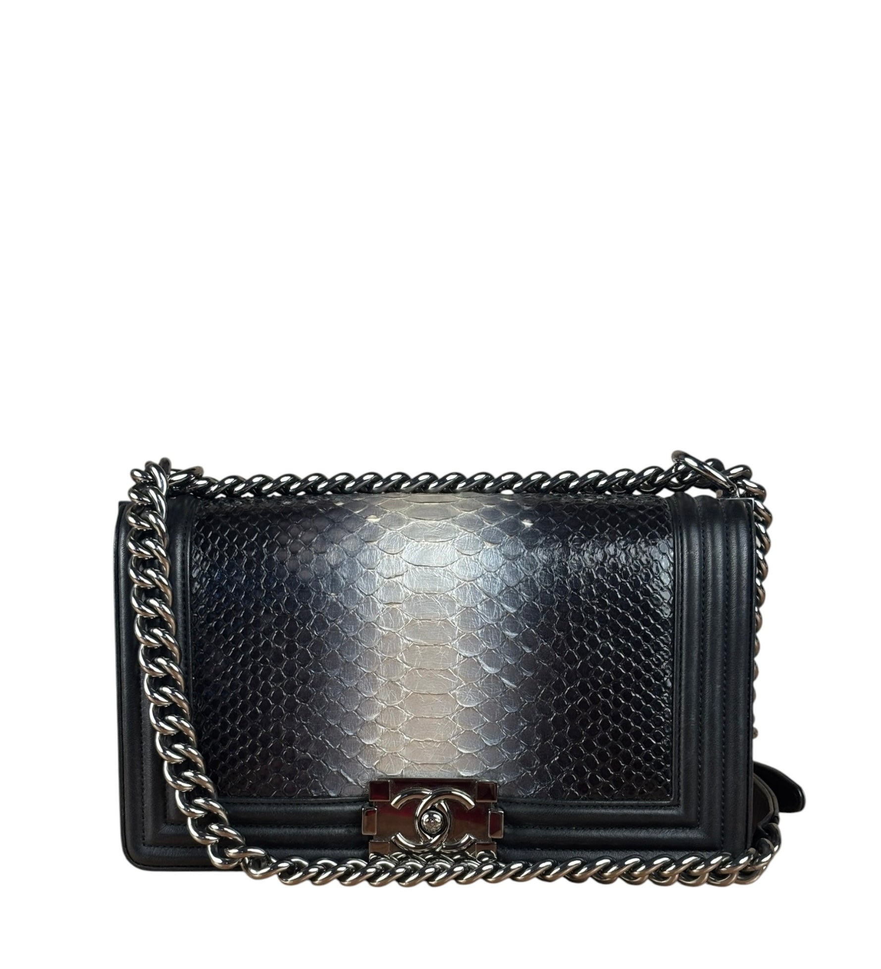 Chanel Python Boy Bag 2017