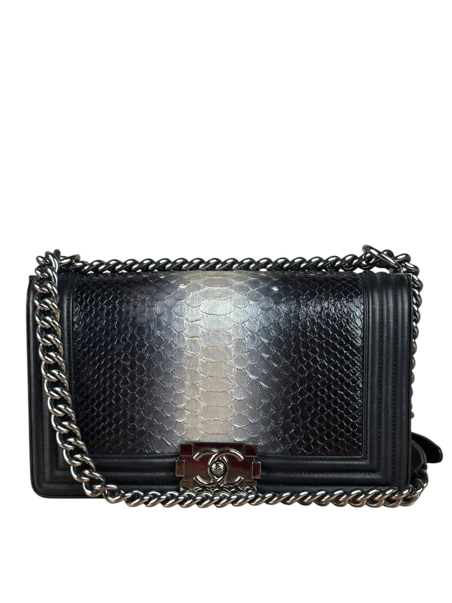 Chanel Python Boy Bag 2017