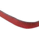 Fendi Beige/Red Leather Trim Zucca Chef Flap Bag