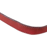 Fendi Beige/Red Leather Trim Zucca Chef Flap Bag