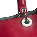 Christian Dior Red Leather Diorissimo Tote