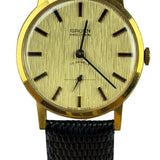 Gruen Precision Gold Linen Dial