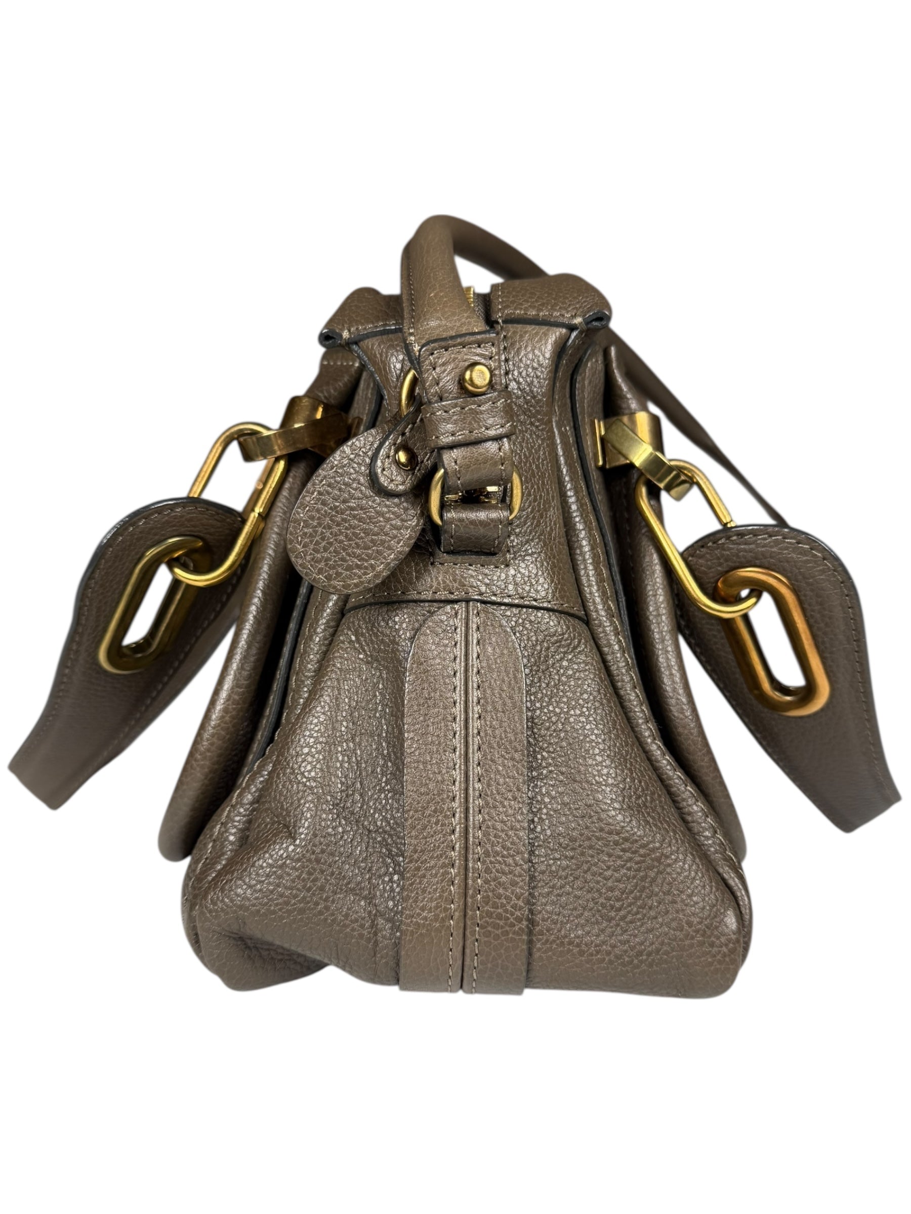 Chloe Partay Small Taupe Two-Way Bag