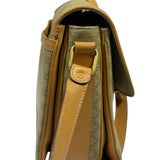 Celine Vintage Macadam Coated Canvas Crossbody Bag