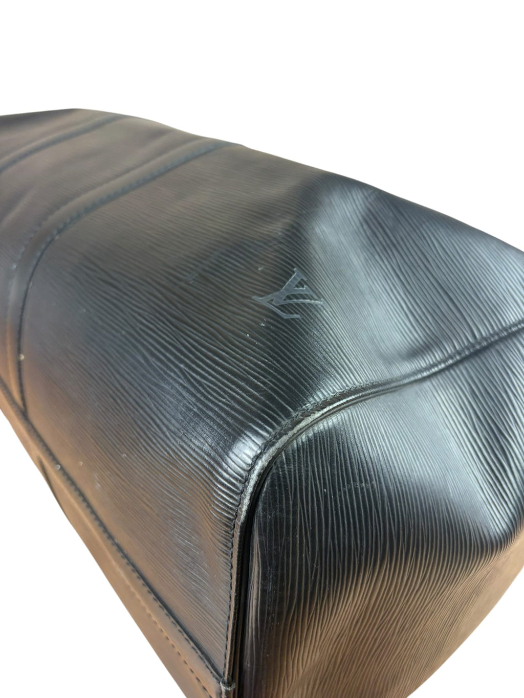 Louis Vuitton Black Epi Leather Keepall 50