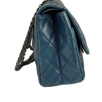 Chanel Blue Reissue 225 Double Flap Bag 1991