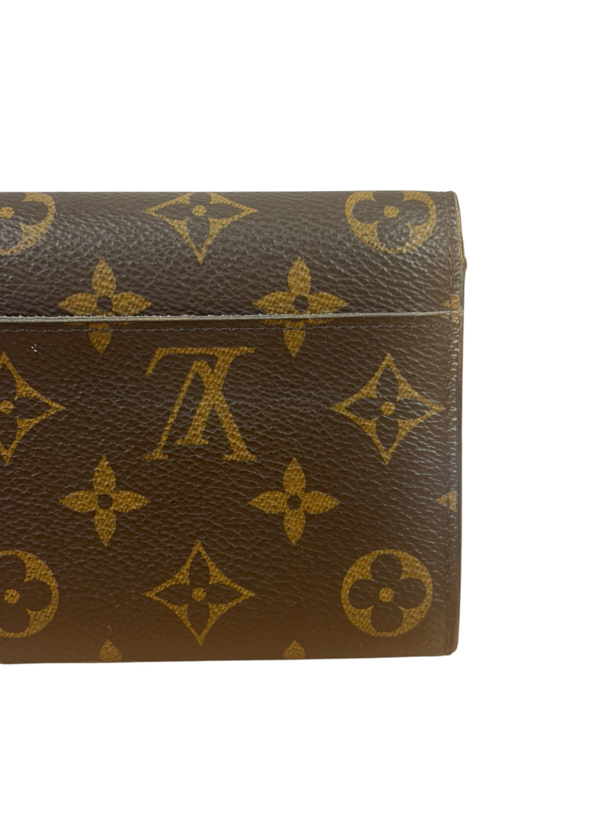 Louis Vuitton Monogram Sarah Flap Long Wallet
