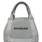 Balenciaga Grey Canvas/Leather Cabas Small 2Way Tote