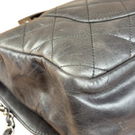 Chanel Dark Grey Cockpit Flap Shoulder Bag 2015