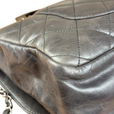 Chanel Dark Grey Cockpit Flap Shoulder Bag 2015