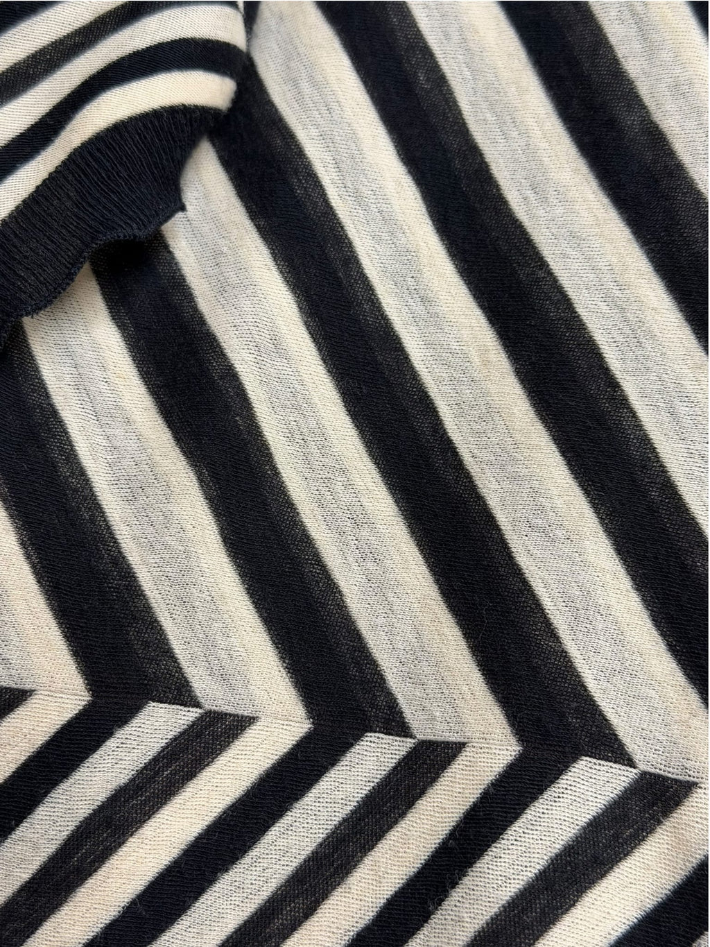 Issey Miyake Féte Striped Cotton Shawl