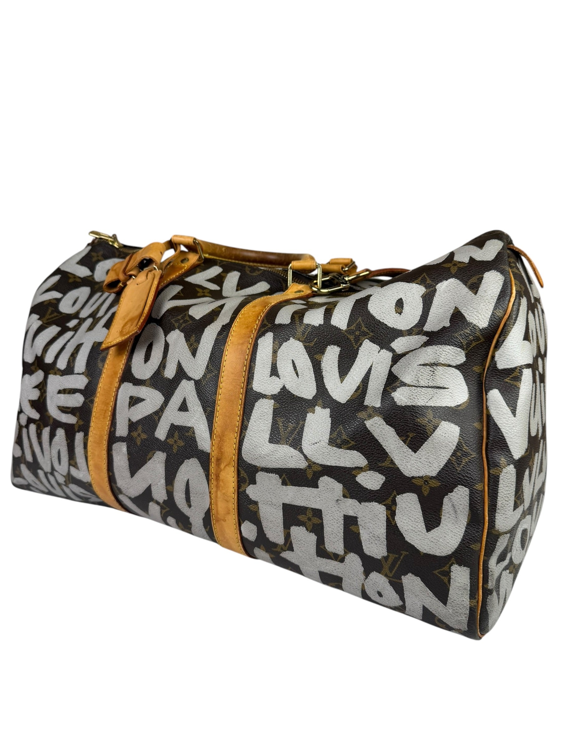 Louis Vuitton x Stephen Sprouse Monogram Graffiti Keepall 50