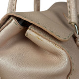 Fendi Light Pink Metallic Vintage Selleria Stitch Lina Handbag