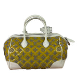 Louis Vuitton Yellow Monogram Bouclettes Speedy Round Handbag Spring 2012