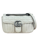 Gucci GG Marmont White Matelasse Bag