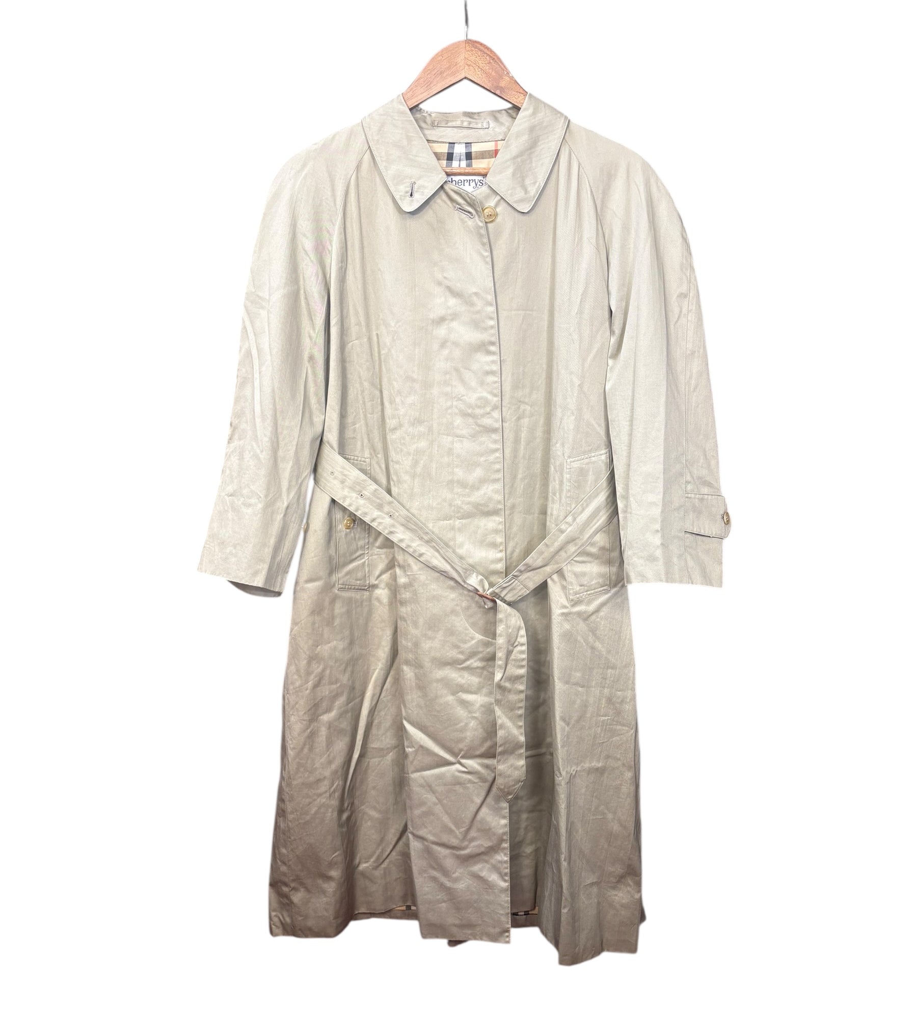 Burberry Vintage khaki Trench Coat