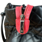 Chanel Black Leather Cambon Ligne Tote 2003