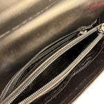 Prada Vintage Black Leather Top Handle Bag