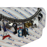 Balenciaga Calfskin Leather Souvenir Charm Bag w/ Dust Bag