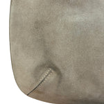 Ferragamo Vintage Beige Suede Hobo Shoulder Bag