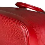 Louis Vuitton Red Epi Alma Handbag