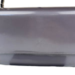 Gucci Grey Patent Leather Flap Mini Shoulder Bag