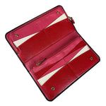 Prada Saffiano Leather Snap Long Wallet Black