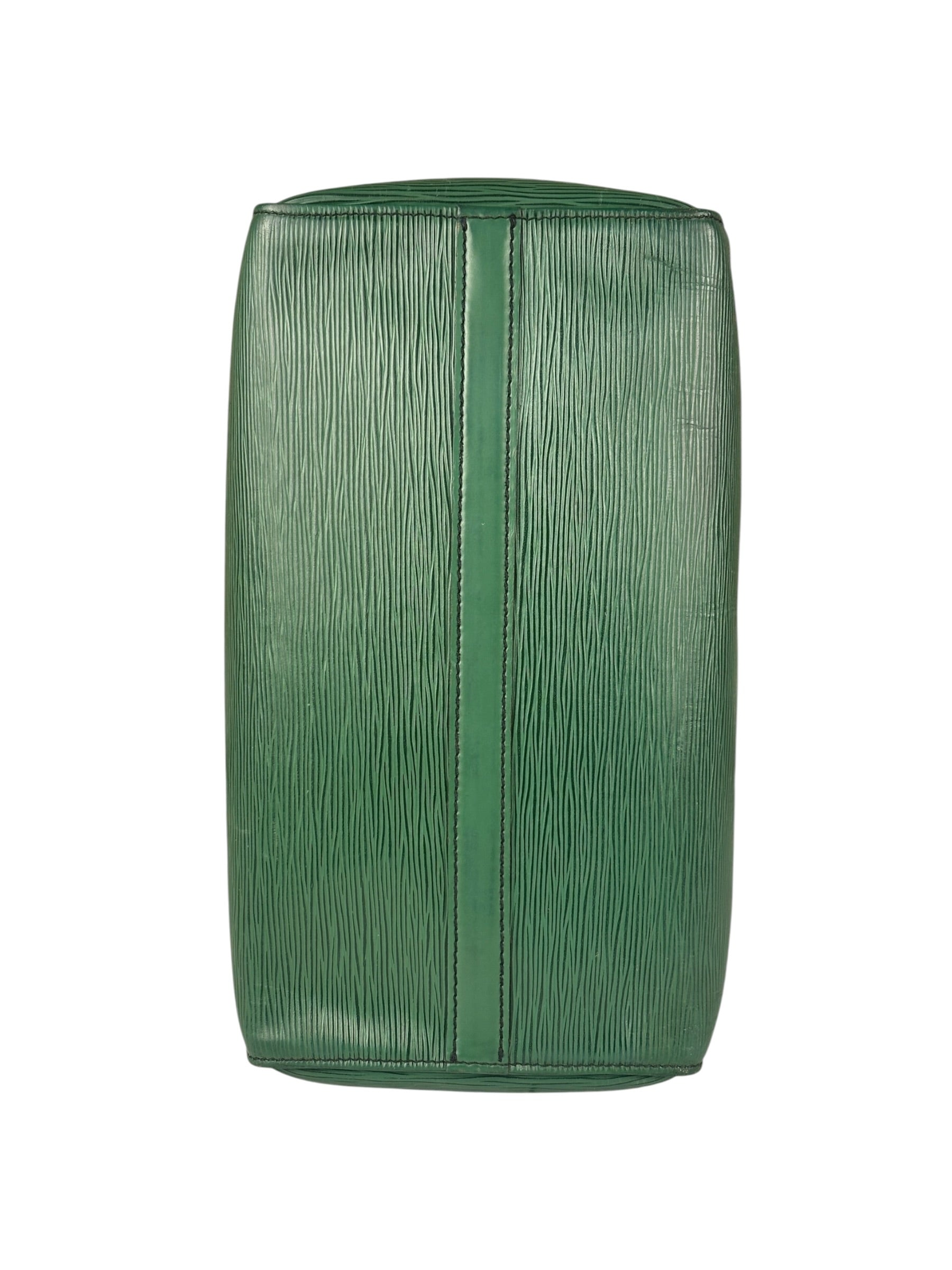 Louis Vuitton Vintage Green Epi Speedy 35