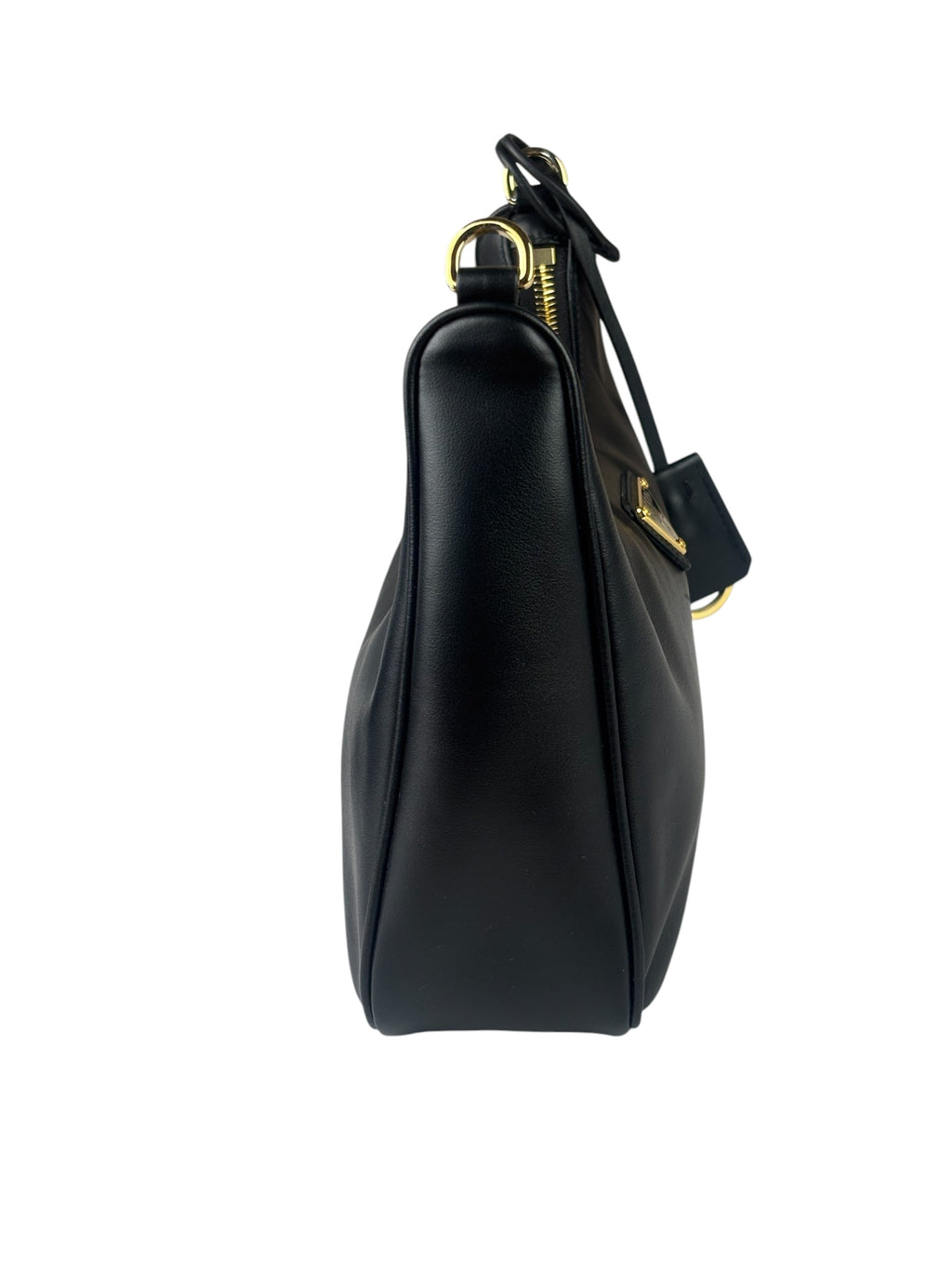 Prada Black Saffiano Leather Re-Edition Two-Way Bag