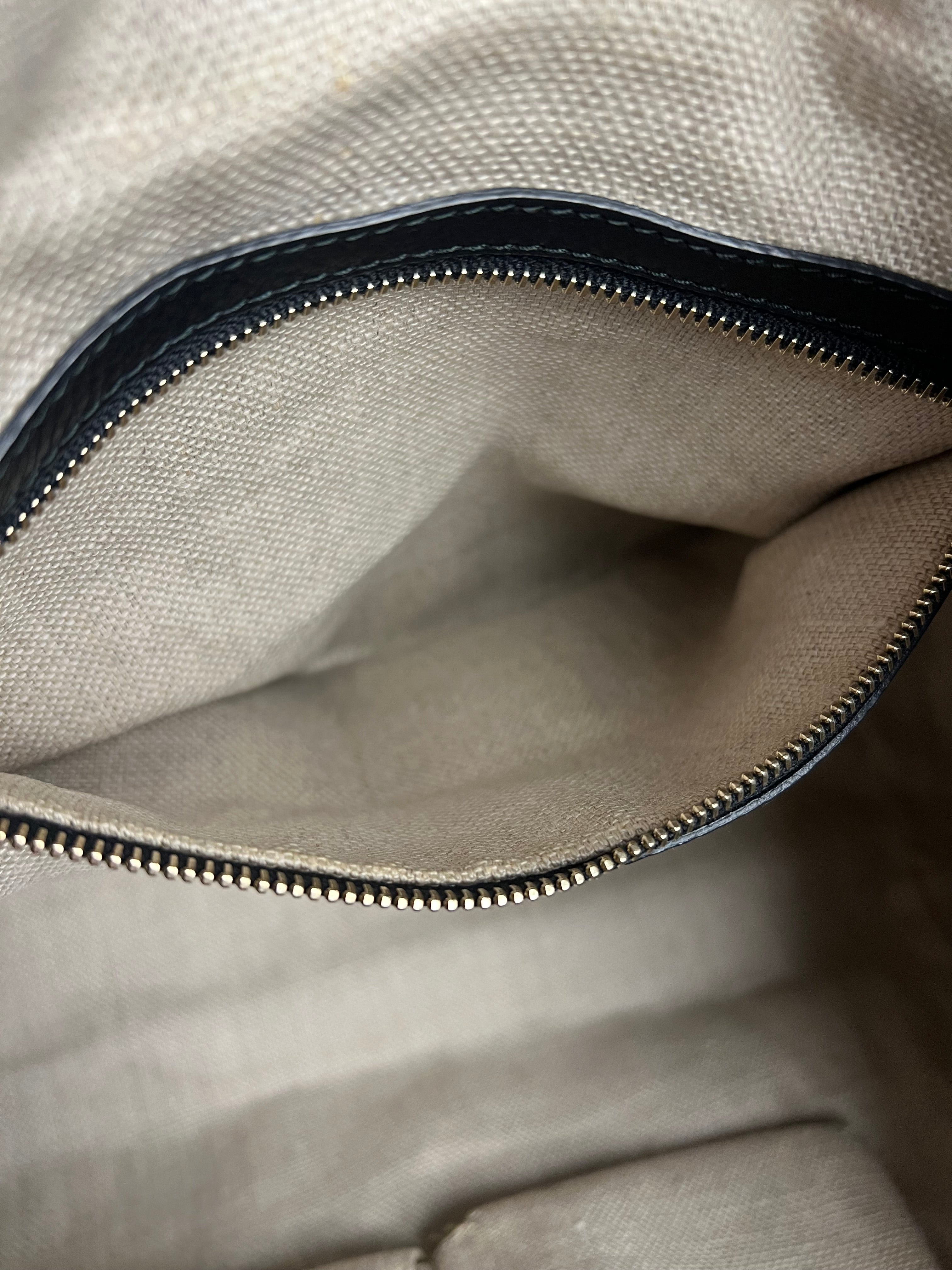 Gucci Black Leather Horsebit Flap Shoulder Bag