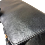 Gucci Vintage Black Horsebit Flap Bag