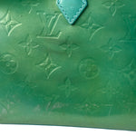 Louis Vuitton Vintage Teal Monogram Vernis Wilshire PM Tote