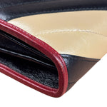 Gucci Stripped Multicolor Marmont Wallet on Chain