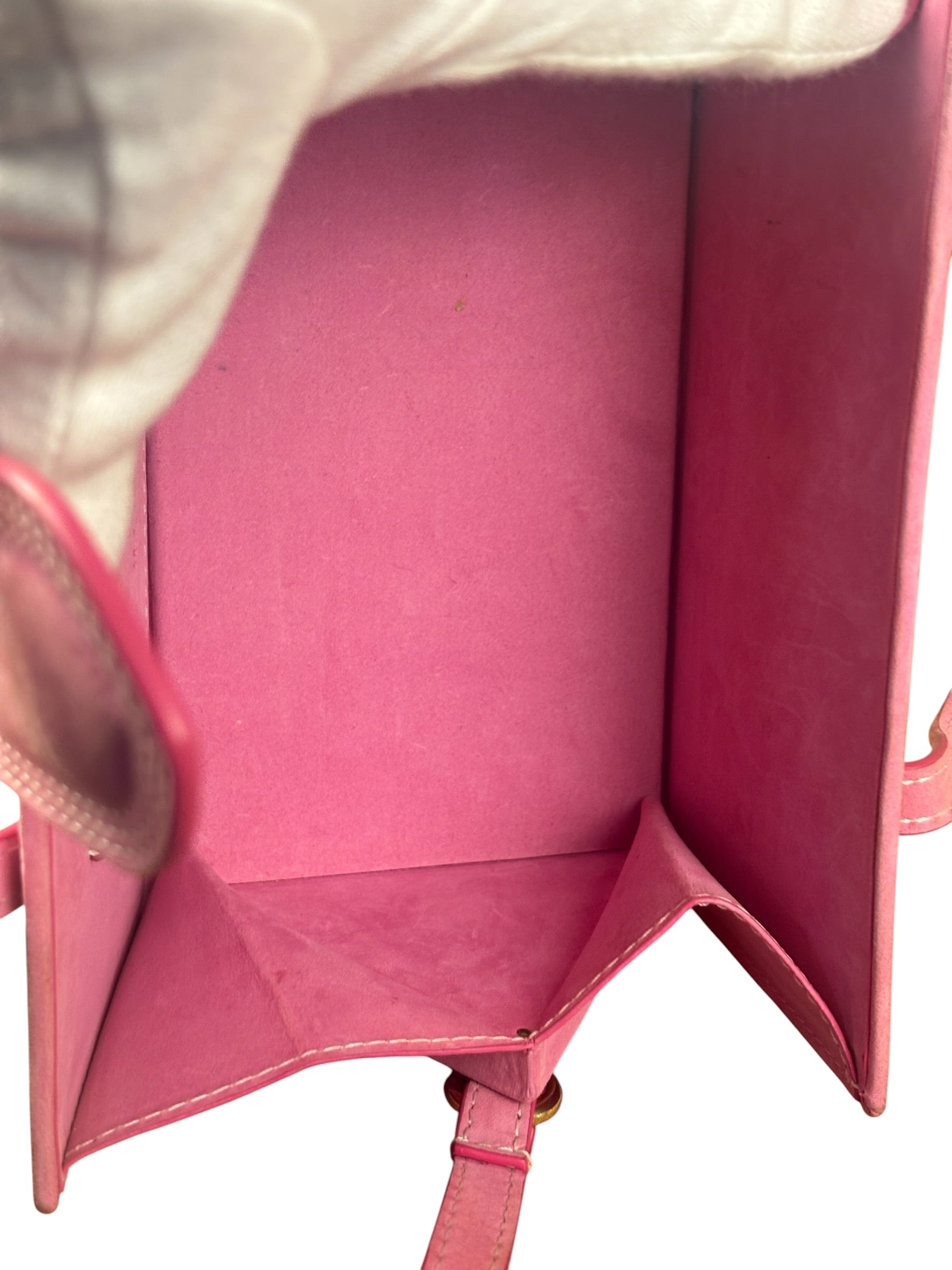 Jacquemus Pink Nubuck Le Porte Hand/Shoulder Bag