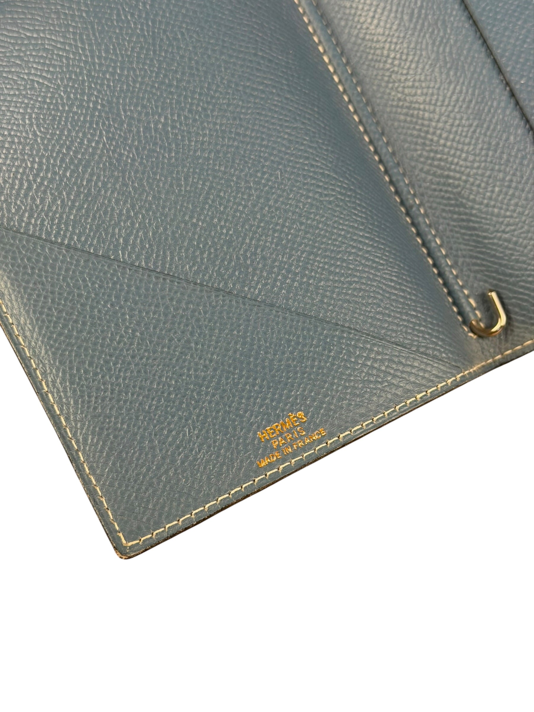 Hermes Blue Gene Leather Epson Agenda Cover