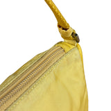 Prada Vintage Yellow Nylon Pochette