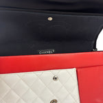 Chanel Colorblock Quilted Lambskin Medium Double Flap Bag 2013