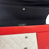 Chanel Colorblock Quilted Lambskin Medium Double Flap Bag 2013