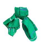 Gucci Green Cotton Rope & Anchor Scarf