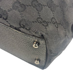 Gucci Black GG Canvas Monogram Hand Bag