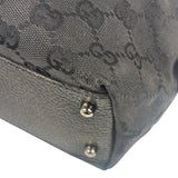 Gucci Black GG Canvas Monogram Hand Bag